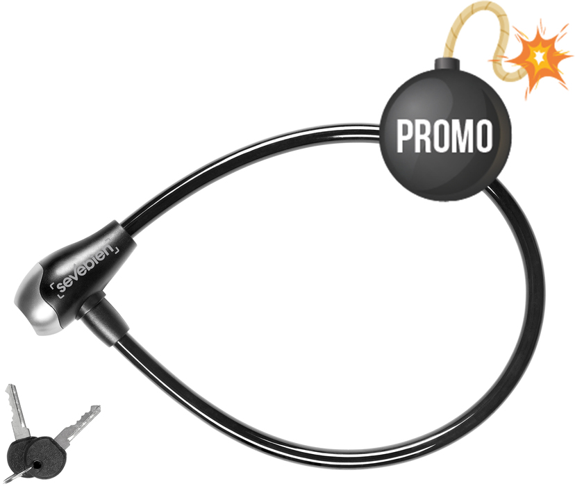 CANDADO PARA BICICLETA - T468 CANDADO PARA BICICLETA Negro