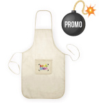DELANTAL "CHEF" Blanco-tiza