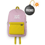 MOCHILA "COOL" Rosa+Amarillo