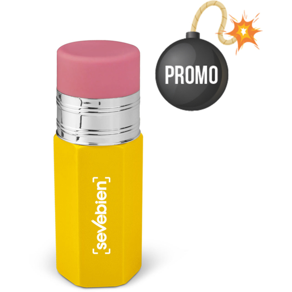 PORTALAPICES BIG PENCIL Amarillo