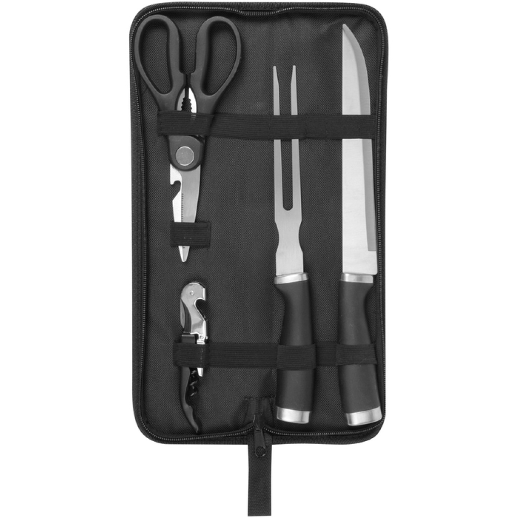 SET DE ASADO / BBQ "HUNAN" Negro
