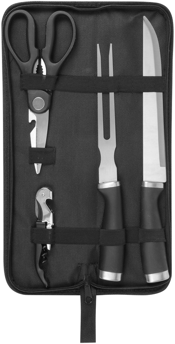 SET DE ASADO / BBQ "HUNAN" - T597 SET DE ASADO / BBQ "HUNAN" Negro