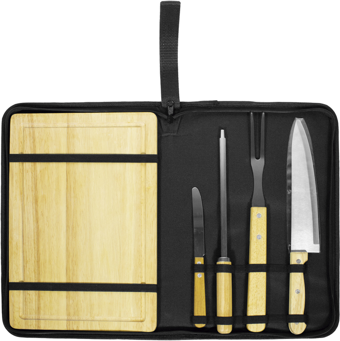SET DE ASADO / BBQ "MASTER" - T574 SET DE ASADO / BBQ "MASTER" Negro