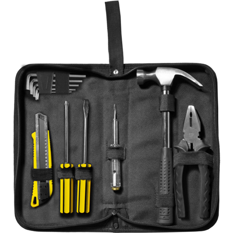 SET DE HERRAMIENTAS "MEISSA" Negro