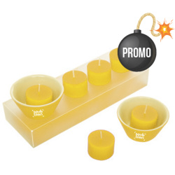 SET DE VELA "ZENSU" Amarillo