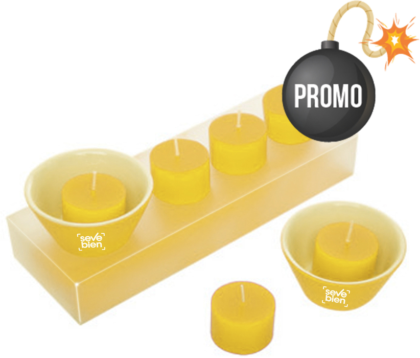 SET DE VELA "ZENSU" - T232 SET DE VELA "ZENSU" Amarillo