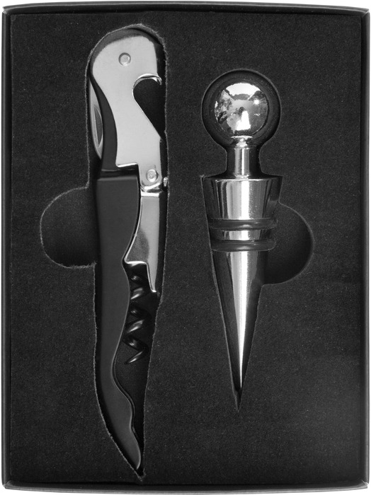 SET DE VINOS "MARQUIS" - T489 SET DE VINOS "MARQUIS" Negro