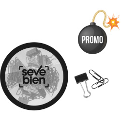 Set de clips "Fenix" Negro