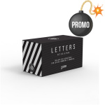 Set de letras para cartelera LETTERS 3/4" Negro