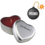 VELA "CORAZÓN" Rojo